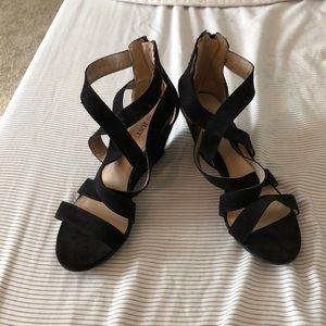 Black low heels